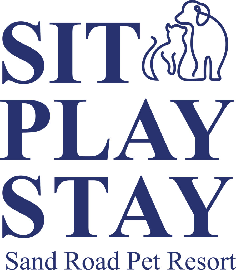 Sit Play Stay Sand Road Pet Resort Logo